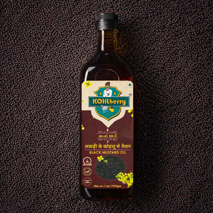 Wooden Pressed Black Mustard Oil