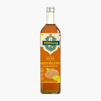 Wooden Pressed Yellow Mustard Oil