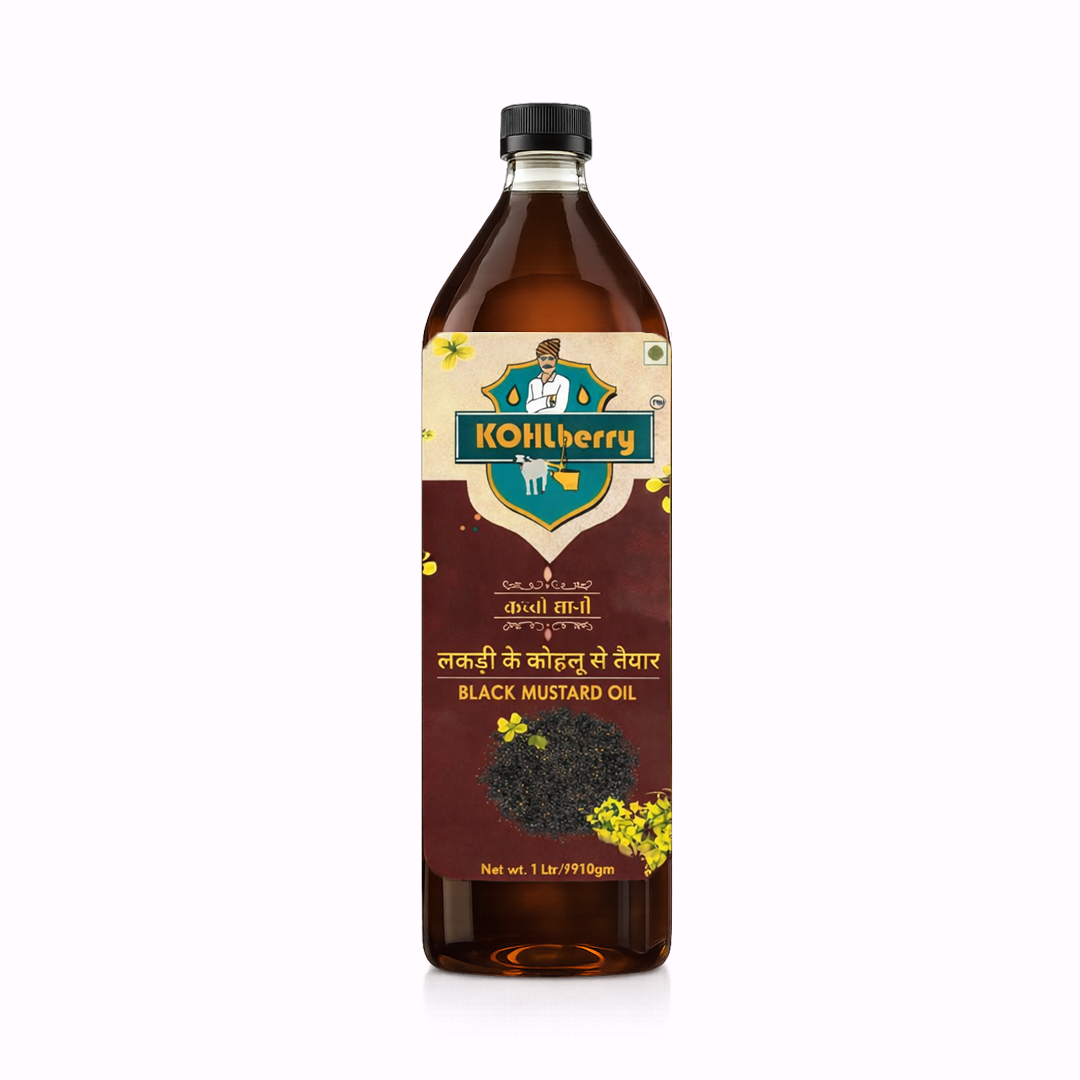 Wooden Pressed Black Mustard Oil