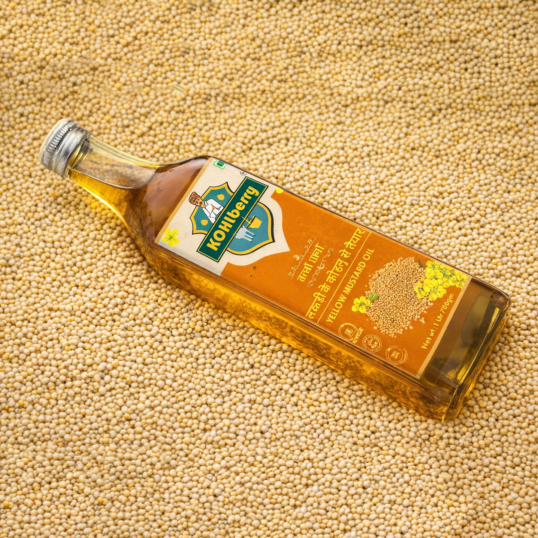 Wooden Pressed Yellow Mustard Oil
