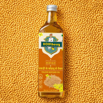 Wooden Pressed Yellow Mustard Oil